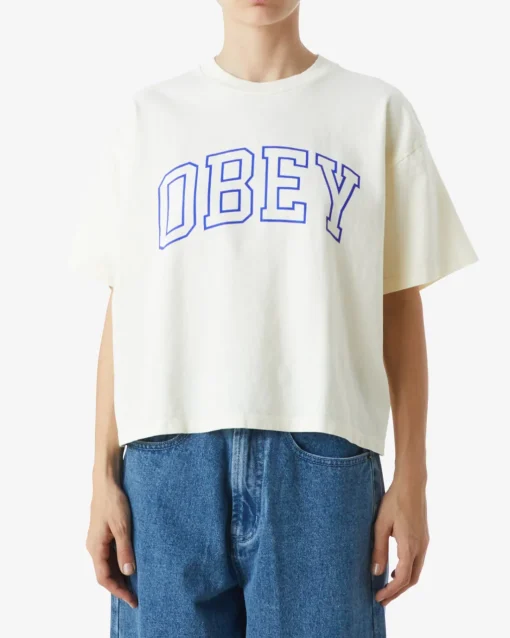 Best COLLEGIATE OBEY RAEGAN T-SHIRT Women T-Shirts