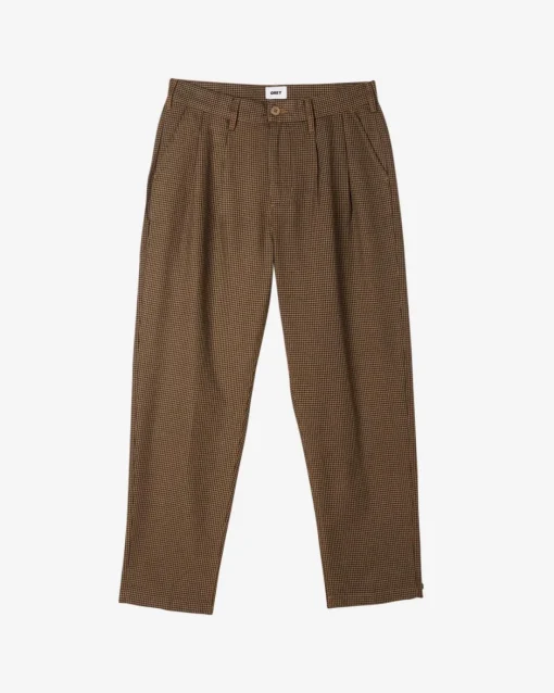 Fashion FUBAR HOUNDSTOOTH PLEATED PANT Pants