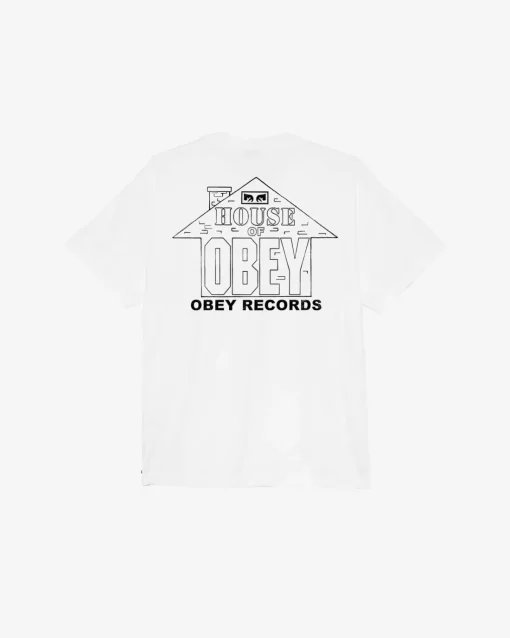 Outlet HOUSE OF OBEY RECORDS HEAVYWEIGHT T-SHIRT Heavyweight