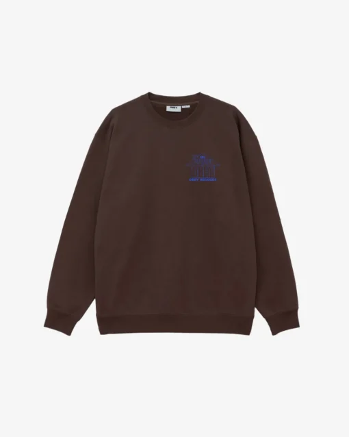 Best HOUSE OF OBEY RECORDS PREMIUM CREWNECK Crew