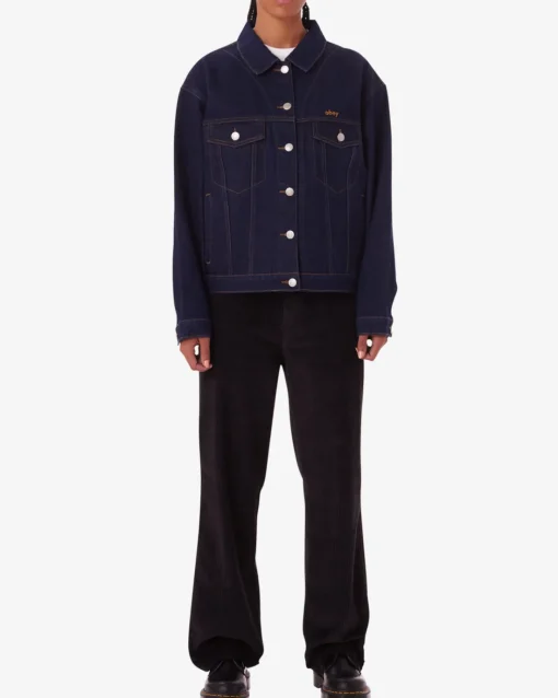 Hot JUNIPER OVERSIZED TRUCKER Women Denim|Jackets