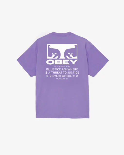 Clearance JUSTICE EVERYWHERE HEAVYWEIGHT T-SHIRT Heavyweight
