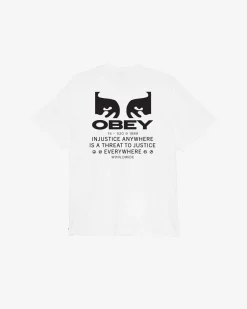 Clearance JUSTICE EVERYWHERE HEAVYWEIGHT T-SHIRT Heavyweight