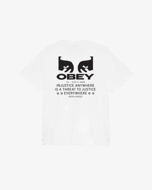 Clearance JUSTICE EVERYWHERE HEAVYWEIGHT T-SHIRT Heavyweight