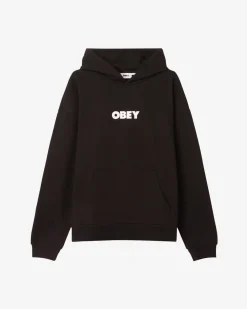 New OBEY BOLD EXTRA HEAVY PULLOVER Pullover Hood
