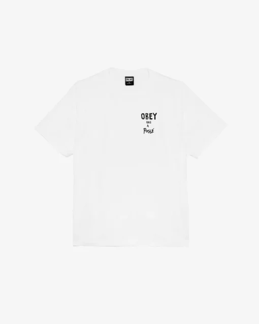 Sale OBEY HAS A POSSE HEAVYWEIGHT T-SHIRT Heavyweight