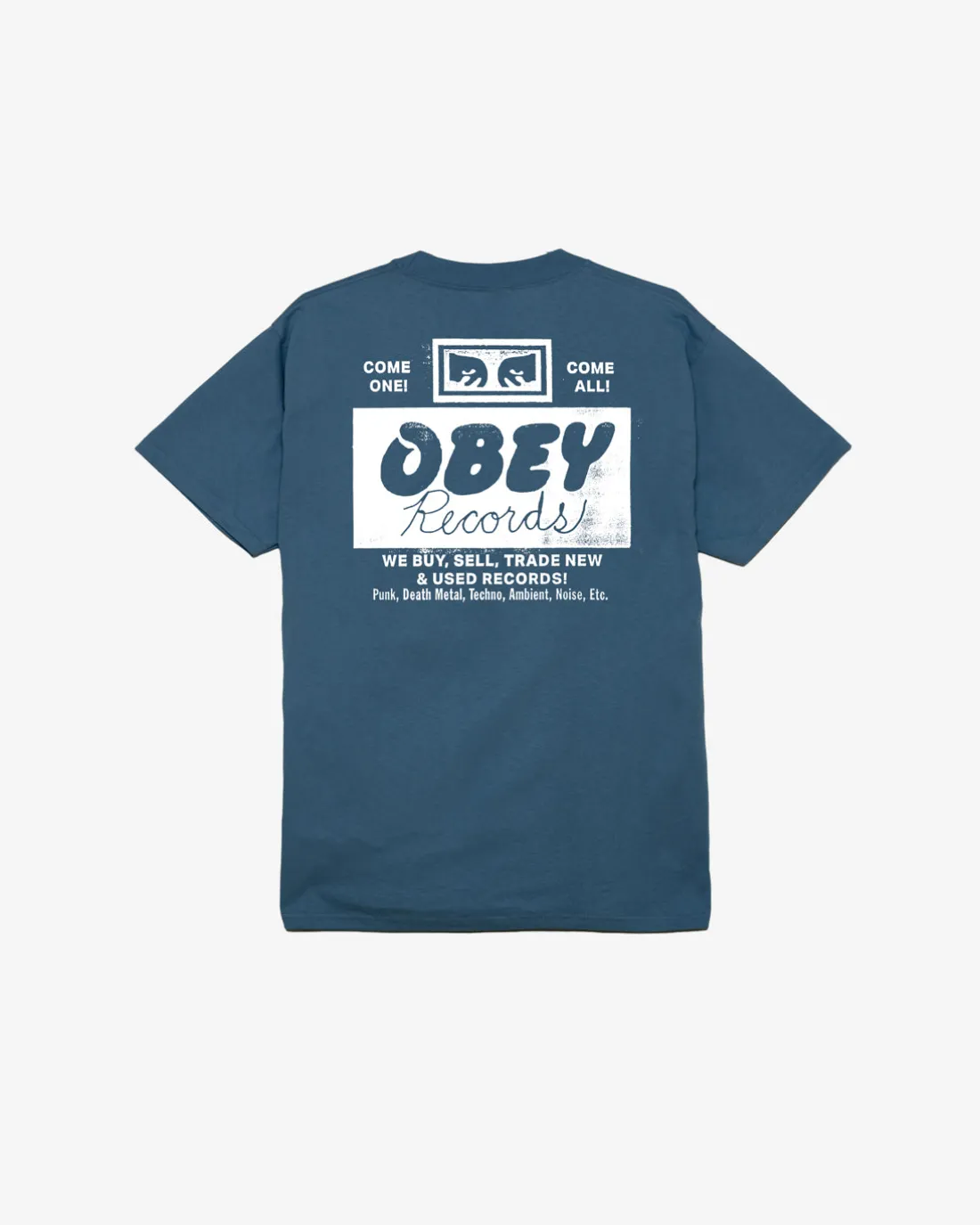 Clearance OBEY RECORDS BUY, SELL, TRADE CLASSIC T-SHIRT Classic