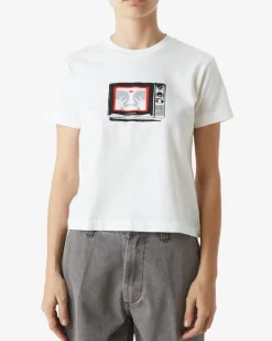 New OBEY TV KAYLIN T-SHIRT Women T-Shirts