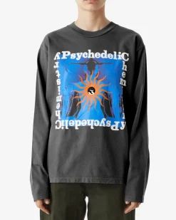 Hot PSYCHEDELIC CHEMISTRY PIGMENT LS T-SHIRT Women T-Shirts