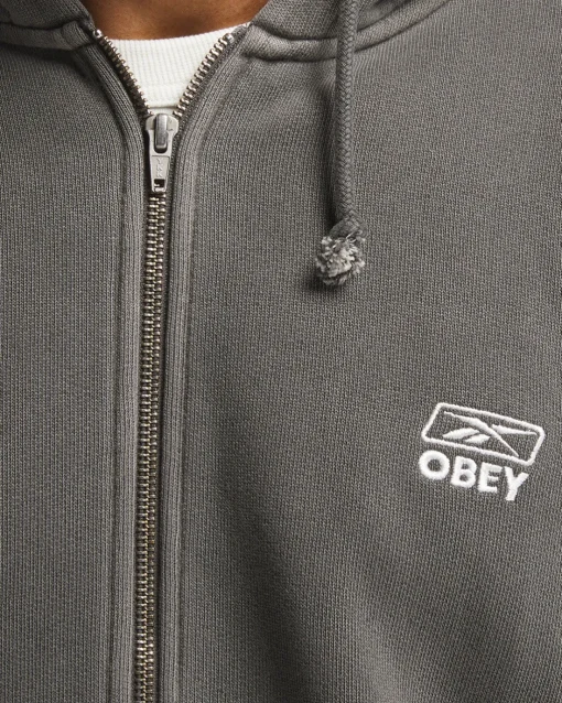 Online REEBOK x OBEY ZIP HOOD Pullover Hood