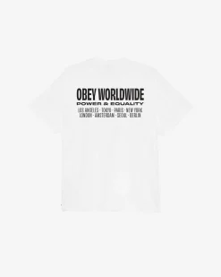 Hot WORLDWIDE POWER & EQUALITY HEAVYWEIGHT T-SHIRT Heavyweight