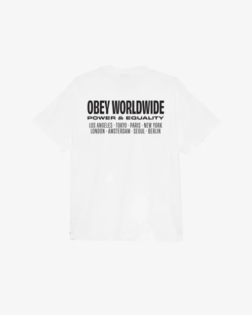 Hot WORLDWIDE POWER & EQUALITY HEAVYWEIGHT T-SHIRT Heavyweight