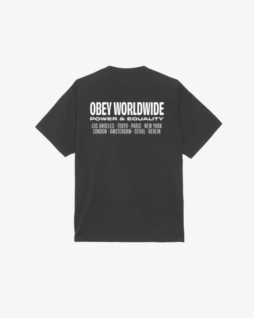 Hot WORLDWIDE POWER & EQUALITY HEAVYWEIGHT T-SHIRT Heavyweight