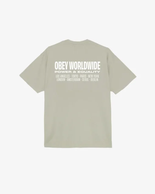 Hot WORLDWIDE POWER & EQUALITY HEAVYWEIGHT T-SHIRT Heavyweight